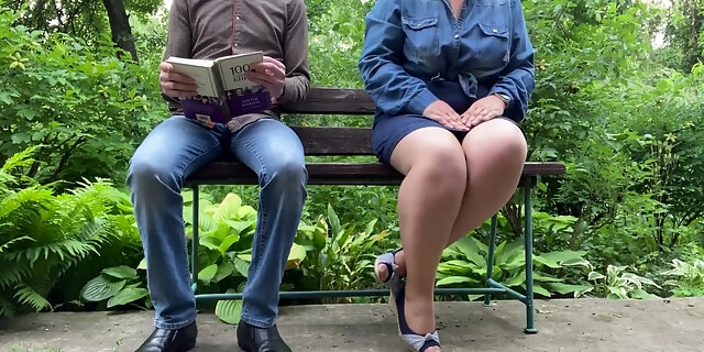 Amazing White Ass In Pantyhose Pissing Outside Next To Me